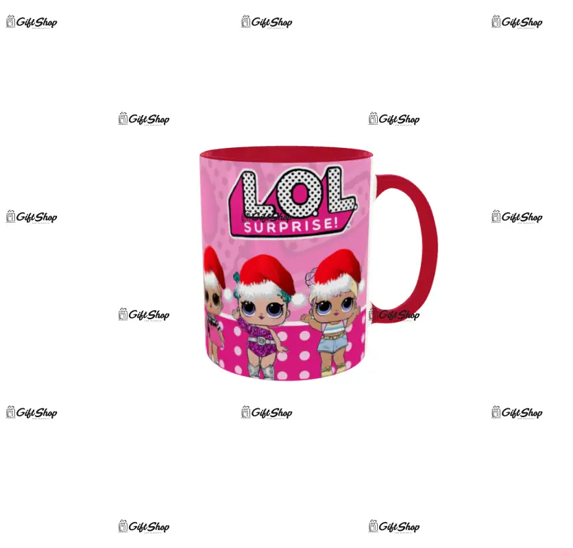 Lol surprise christmas, cana ceramica, 330ml, model cgs1763